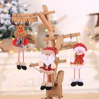 【CW】 Cute The Tree Doll Santa Claus Snowman Christmas Ornament Festive Decor Noel Atmosphere Cloth Xmas New Year 2023 Kids Gifts
