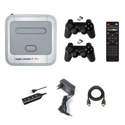 Super Console X Pro Retro Gamepad,คอนโซลวิดีโอเกมพร้อมระบบเอาต์พุตทีวี,เกมในตัว33000 +/41,000 +