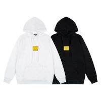 Swedish Ac Autumn Square Embroidered Acne StudiosˉSmiley Expression High Street Fashionable Loose Casual Men and Women Couple Hooded Sweater Fashion