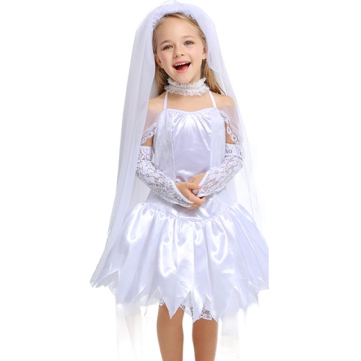 jeansame-dress-เด็กแต่งตัวสำหรับสาวผีเจ้าสาวคอสเพลย์ฮาโลวีนเจ้าหญิงเครื่องแต่งกายลูกไม้สีขาวตาข่ายตูชุดเด็ก39-s-เสื้อผ้าเสื้อผ้าเด็ก