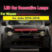 【CC】 Juke Car Hood Lights Scan Starting Flowing Turn Thin Strip Lamp Styling 12V