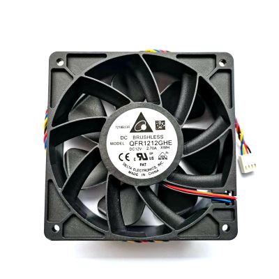 【jw】ஐ♞  New QFR1212GHE 6000RPM Speed fan 120x120x38mm 4wire 12V 2.7A for S7 S9 S11 S15 T17 L3 Miner