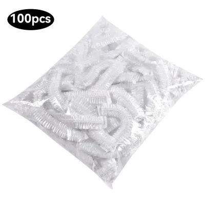 50/100 PCs Disposable Kitchen Freshness Protection Package Food Cover Plastic Wrap Elastic Food Cover Fruit Bowl Cup Lid Storage