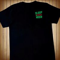 Hot KUSH 2023 เสื้อยืดลายกัญชา เสื้อคู่รัก unisex Eat Sleep Repeat Weed cotton t-shirt  พร้อมส่ง