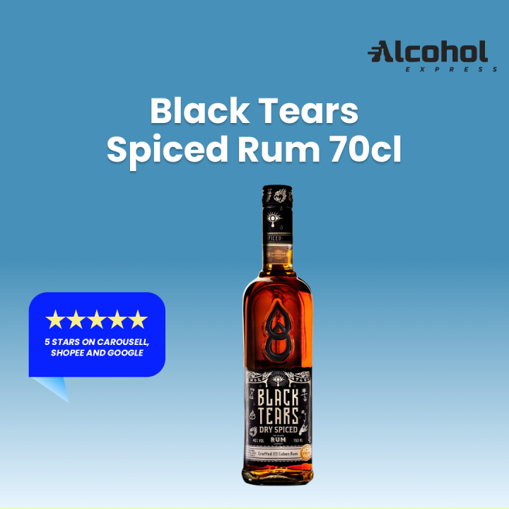 Black Tears Spiced Rum 70cl Lazada Singapore