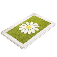 Bathroom Rugs Mat, Flower Bath Rugs Fluffy Soft Superfine Fiber Rugs Non Slip Bath Mat (16 X 24 Inch)