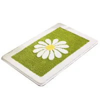 Bathroom Rugs Mat, Flower Bath Rugs Fluffy Soft Superfine Fiber Rugs Non Slip Bath Mat (16 X 24 Inch)