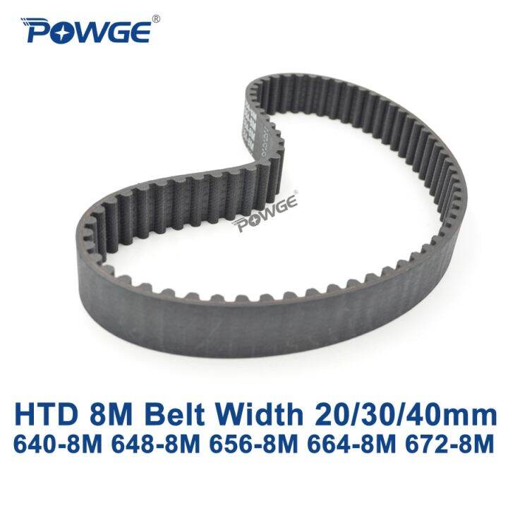 powge-htd-8m-สายพานซิงโครนัส-c-640-648-656-664-672-width-20-30-40mm-ฟัน80-81-82-83-84-htd8m-เข็มขัดจับเวลา640-8m-656-8m-672-8ม