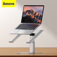 Baseus ขาตั้งแล็ปท็อปแบบปรับได้โลหะรองรับโน้ตบุ๊กสำหรับ MacBook Pro Air iPad แท็บเล็ตพีซีตั้งโต๊ะที่วางแล็ปท็อปอลูมิเนียมขายึดแล็ปท็อป