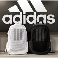 Adidasใหม่กระเป๋าเป้สะพายหลังผู้ชายและผู้หญิงแฟชั่นกระเป๋านักเรียนกีฬากระเป๋าเป้สะพายหลัง(ขนาดกว้าง28cm สูง44cm)