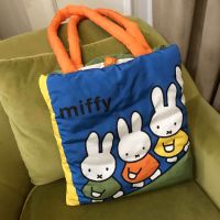 AQUA Genuine Authorized Miffy Rabbit Cartoon Handheld Cotton Bag 2023 New Cute Niche Japanese Canvas