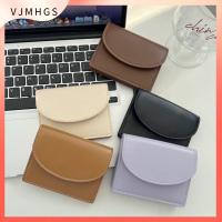 VJMHGS ของใหม่ แบบพกพาได้ หนังแท้แท้ กระเป๋าเงินสำหรับใส่เงิน ที่ใส่บัตร RFID กระเป๋าสตางค์สำหรับผู้หญิง กระเป๋าใส่เหรียญ