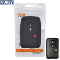 ♘▣ Silicone Car Key Case For Toyota Land Cruiser Prado 150 Avensis Prius Crown For Subaru Forester XV Cover Remote Fob Protector