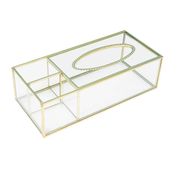 gold-tissue-box-rectangular-clear-glass-paper-tissue-box-for-home-tissue-dispenser-geometric-glass-tissue-box