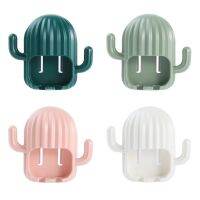 Wall Mounted Cactus Toothbrush Holder Headdress Hair Accessories Rack for Children Girl Boy Toothbrushes Organization