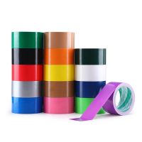 ▫ 40mm Waterproof Sticky Adhesive Cloth Duct Tape 1Rolls Craft Repair Red Black Blue Brown Green Silvery 13 Colors 10M