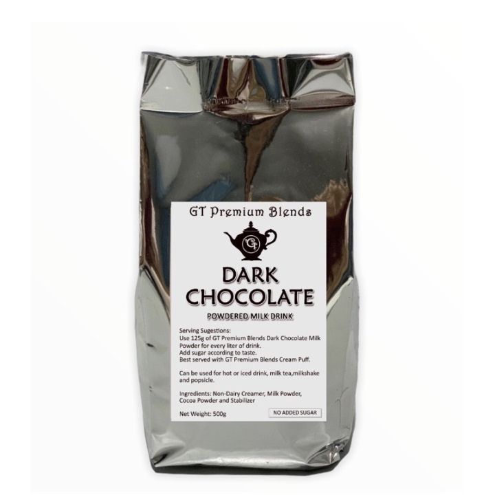 Chasida GT Premium Blends Dark Chocolate Powder 500g Milk Tea Shakes ...