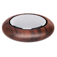 Car Perfume Decoration Creative Walnut Wood Car Interior Decoration Supplies Solid Balm Zeolite Car Aromatherapy