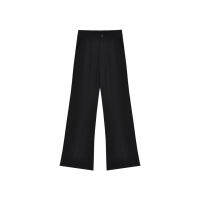 2021High Waist Pants Women Trousers Casual Office Lady Front Slit Elastic Waist Pencil Trousers Sexy Ladies Skinny Pants Workwear