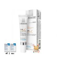 La Roche-Posay Redermic [C] Eyes 15mL ลาโรช-โพเซย์ เพียว วิตามิน ซี อายส์ ครีมบำรุงผิวรอบดวงตาสูตรเข้มข้น ลดเลือนริ้วรอย