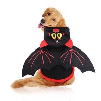 Pet Cat Clothes Funny Bat Wings Costumes Halloween Party Coat Hooded Small Cat Kitten Hoodie Puppy Dog Clothes