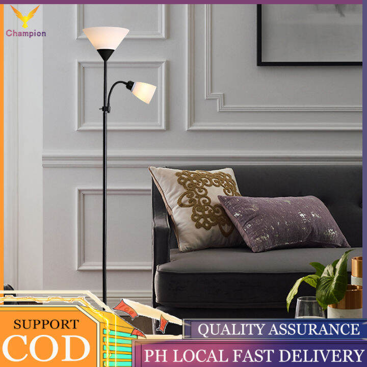 Modern Nordic Style LED Floor Lamp Shade Stand For Living Room, Bedroom