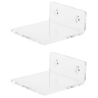 ✘✳✌ 2Pcs Acrylic Display Rack Wall Mounted Floating Shelf For Liquid Soap Bottle Bedroom Supplies