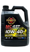 PENRITE น้ำมันเครื่องเพนไรท์ สำหรับมอเตอร์ไซค์ 10W-40 สังเคราะห์แท้ 100% 4ลิตร