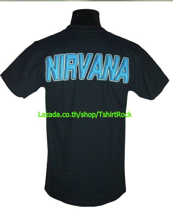 เสื้อวง-nirvana-เนอร์วานา-ไซส์ยุโรป-เสื้อยืดวงดนตรีร็อค-เสื้อร็อค-nir98-ส่งจาก-กทม