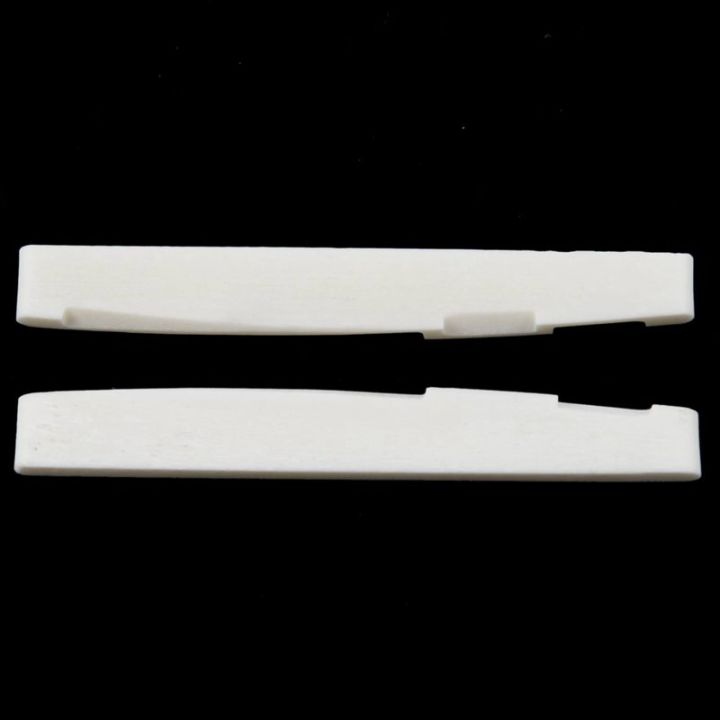 6-string-acoustic-bone-bridge-guitar-slotted-saddle-guitar-parts-pack-of-2