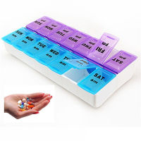 mishun318862 Hot Sale 7 Day Weekly Pill Medicine Box Holder Storage Container Case Portable