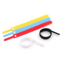 10pcs Wholesale 12x145mm Nylon Reusable Cable Ties with Eyelet Holes back to back cable tie nylon hook loop fastener management