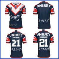 2021ซิดนีย์ ROOSTERS NRL เสื้อบ้าน2022ซิดนีย์ Roosters รักบี้การฝึกอบรมกางเกงขาสั้นย์ขนาด S--5XL