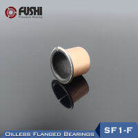 SF1-F Oilless Flanged Bushing Bearing SF1-F25150 SF1-F25165 SF1-F25200 SF1-F25215 ( 2 Pcs) Self Composite Flange Bearings