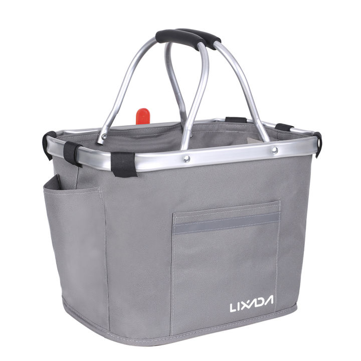 lixada-พับตะกร้าจักรยานจักรยาน-handlebar-ตระกร้าหน้า-pet-carrier-กระเป๋าช้อปปิ้งเดินทาง