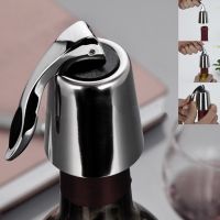 Stainless Steel Vacuum Sealed Red Wine Storage Bottle Stopper Sealer Saver Preserver Champagne Closures Lids Caps Home Bar Tool Bar Wine Tools