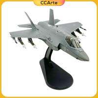 CCArte 1:72 F-35A โมเดลเครื่องบินรบแบบ Diecast พร้อมฐานสำหรับห้องนั่งเล่นสำนักงานในตู้