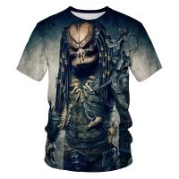 Hot Sell Science Fiction Thriller Predator Series Mens T-shirt 3D Print Cool Casual Short Sleeve Summer Top Breathable T Shirt