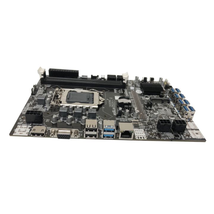 b75-btc-mining-motherboard-cpu-fan-ddr3-4gb-1600mhz-ram-128g-ssd-sata-cable-switch-cable-lga1155-8xpcie-to-usb-board