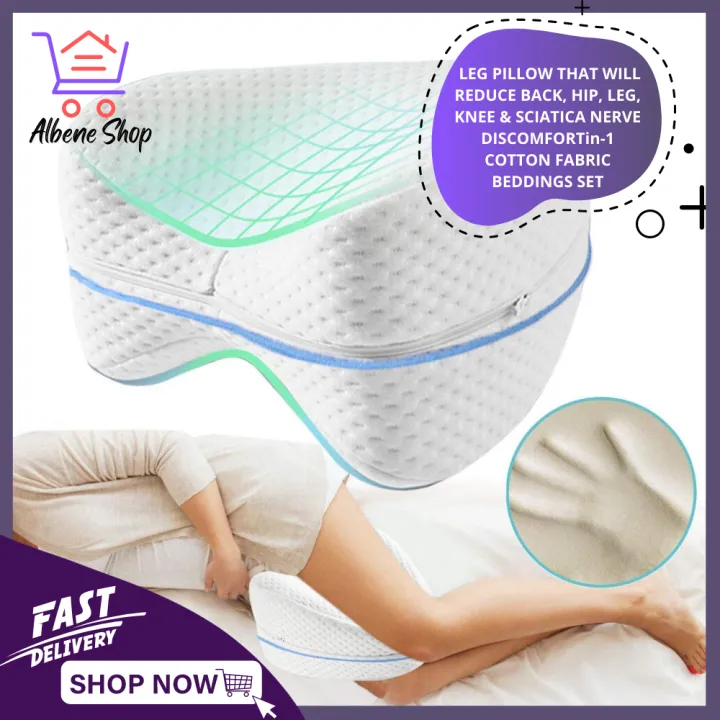 Albene MEMORY FOAM CONTOUR LEGACY LEG PILLOW LUMBAR SUPPORT PILLOW
