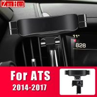 ที่จับโทรศัพท์มือถือรถสำหรับ Cadillac Xts Ats Xt4 Xt5 Xt6 2014-2021ช่องแอร์วงเล็บแรงโน้มถ่วงอุปกรณ์ขาตั้ง