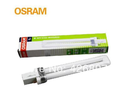 DULUX S 9W compact fluorescent lamp tube,LUMILUX 2 pins,DS 9W827 Warm white,9W840 Cool white,9W865 Daylight light bulb