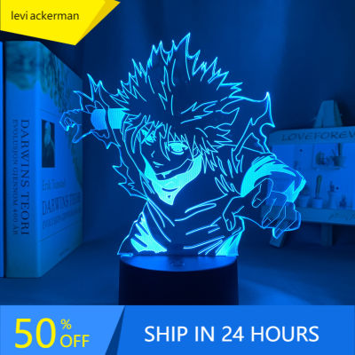 Anime Hunter X Hunter Killua 3d Led Light for Bedroom Decor Nightlight Birthday Gift Acrylic Led Night Lamp Hxh Killua Godspeed