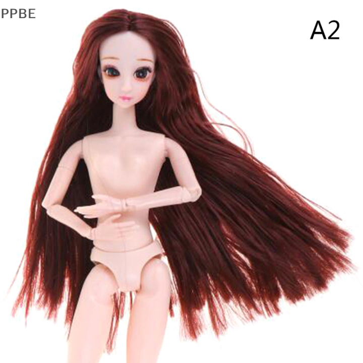 ppbe-30cm-bjd-ตุ๊กตาเจ้าหญิงสวยตุ๊กตาหัว-diy-ตุ๊กตาผม