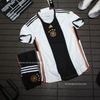 ☞㍿◊ Set MenS Sportswear Set German Team Football Team 2023 White Thai Standard Fabric Competition Shirt 2023