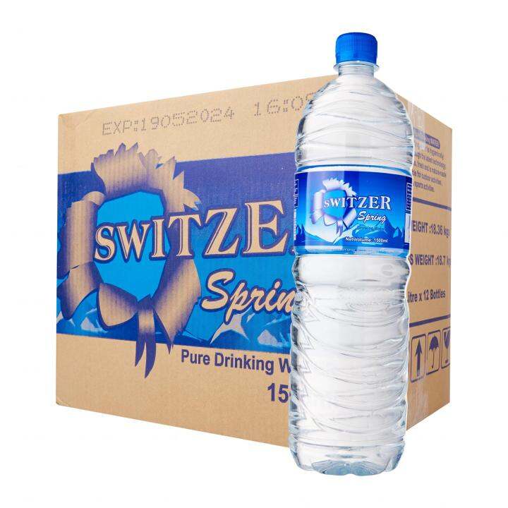Switzer Spring Pure Drinking Water Bottles Carton Lazada Singapore