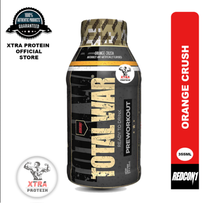 Redcon1 Total War Pre Workout (355ml) Orange Crush 12 Pack Lazada