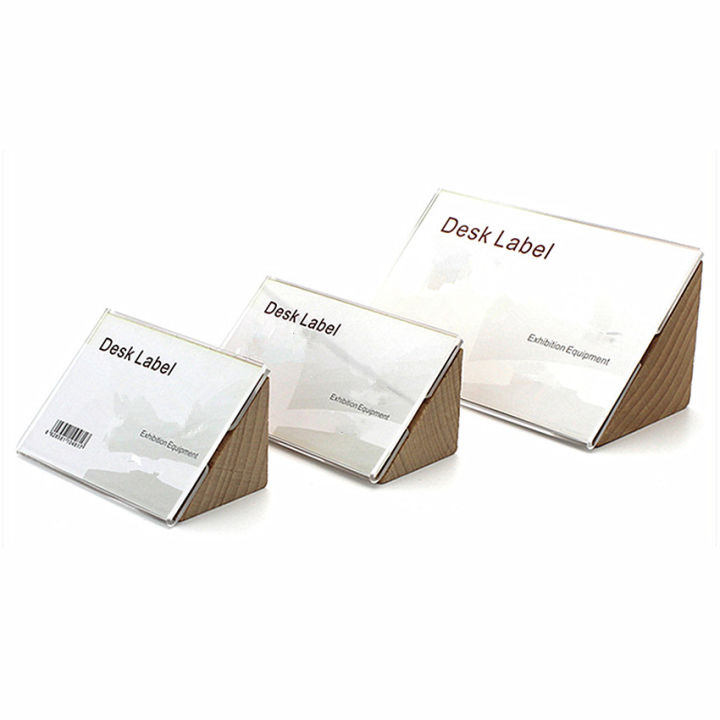 desktop-label-display-stands-holder-for-price-paper-card-promotion-with-clear-acrylic-front-cover-and-fumigated-log-support-2pcs