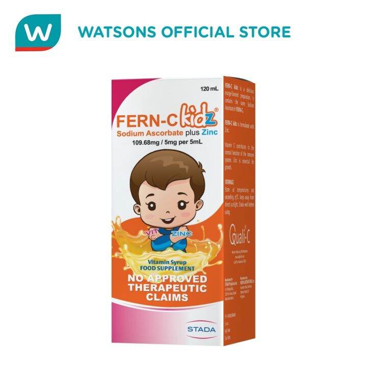 FERN C KIDS W ZINC SYRUP 120ML Lazada PH