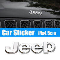 1ชิ้น Universal Jeep โลโก้รถโลหะสติกเกอร์ Decals Body ตัวนูนติดฝากระโปรงท้าย Badge Auto สำหรับรถจี๊ป Wrangler Compass Grand Cherokee เสรีภาพรักชาติ Renegade